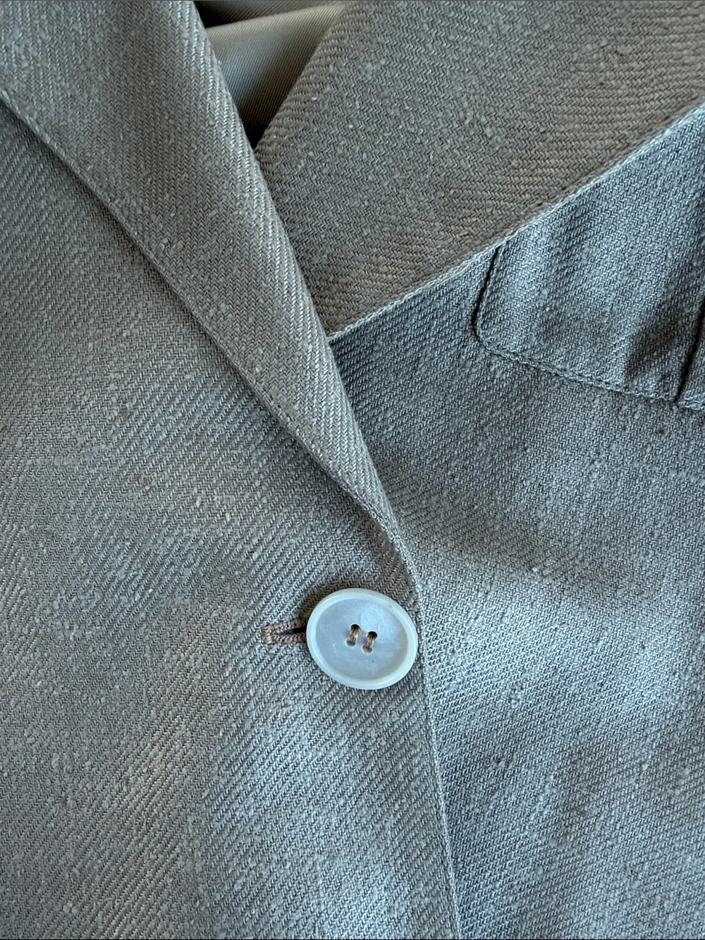 VNT Christian Dior Women's Tan Single-Button Tailored Blazer